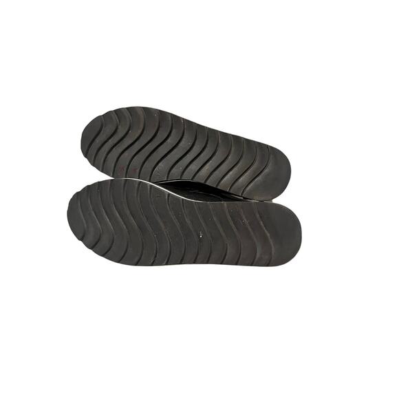 EXE Black Leather Platform Oxford Shoes Womens US 7 Chunky Lug Sole Professional - Picture 11 of 11